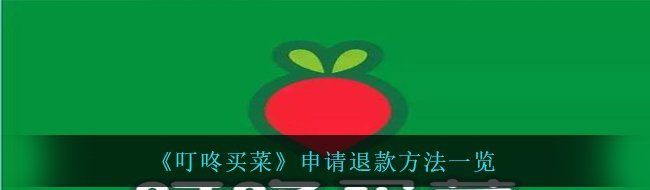 《叮咚买菜》申请退款方法一览