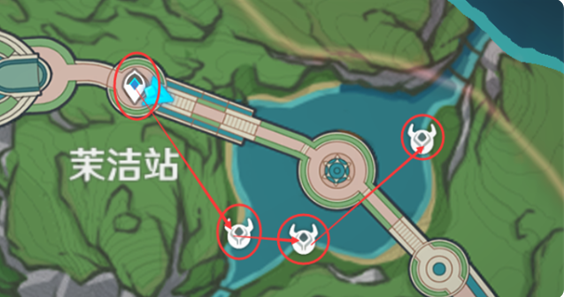 原神4.0久雨莲采集位置攻略图4